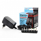 Блок питания Robiton TN-1000S  , [импульсный, стаб.][3 / 4,5 / 5 / 6 / 7,5 / 9 / 12В][ 1А][7 входных насадок], Robiton