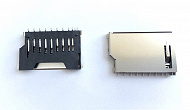 CF micro-SD 693063020911,  Гнездо памяти, WR-CRD, 9 контактов, медь, Wurth