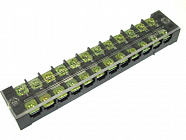 Клеммная колодка TB-3512 двухрядная, 35A 600V  / Шаг: 12мм / 24 (2х12) контакта, Китай