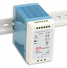 Блок питания AC/DC MDR-100-12,  [=12В. 7,5А.] [90Вт.] [На DIN рейку] [100*90*55мм.], MW