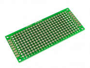 Макетная плата 3*7см двусторонняя, (G44), Китай