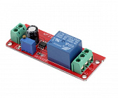 Реле-комутатор на NE555, вход 12В, нагрузка 2200Вт; рег. задержка 1-10с.(98550)