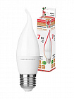 Лампа светодиодная E27 WFC37-7 Вт-230 В -3000 К–E27 (свеча на ветру) Народная, белый теплый свет/ E27/ SQ0340-1546, TDM