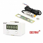 Счетчик импульсов 5-значный + магнитный датчик (BEM-5C 12J), Диапазон подсчета: 0 — 99999. Максимальная частота: 20 Гц. (98900)