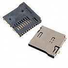 CF micro-SD SMD 9pin ejector, держатель карт micro-SD, Китай