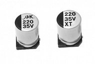 чип эл-лит JCK1V101M063077,  35V 100uF /6.3*7.7/ 2000ч /-40...105°C, JB
