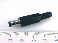 Штекер 5.5*2.1 (L-KLS1-DCP-02-2.1A) на кабель, KLS