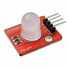 Модуль RGB светодиода 140C05, для Arduino, 5В; светодиод 10мм; 25*21мм (140C05 Electronic Blocks LED RGB), Китай