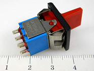SWRS-223-F1, тумблер (ON)-OFF-(ON)/ 12,2*16,2mm/ 250B/ 3A , Jie