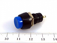 Кнопка PSW-4016B БФЧС без фиксации, синяя,  , Jie