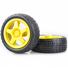 Колесо для моделей  Car Wheel, 66X26.6mm  (D5021), Китай