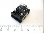 Розетка OD07-0021A (PY-14-02)   , для реле TRY-...-S-4C, под пайку , TTi