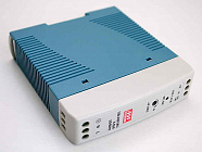 Блок питания AC/DC MDR-20-12,  [=12В. 1,67А.] [20Вт.] [На DIN рейку] [100*90*22,5мм.], MW