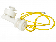 Поплавковый датчик уровня воды 0.5А 100В DC, угловой, max ток переключение 0.5А, max ток нагрузки 1А, max напряжение коммутации 100В., Китай