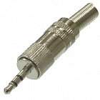 Штекер TRS 2.5 (microJACK) 7-0016 ( NP-127 ) , мет.хвост, Стерео , Китай