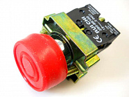 Кнопка 3SA8-BP42, ON - (OFF); NC / без фиксации / 240 (АС) В/ 3A/ 40*30*58mm, Китай