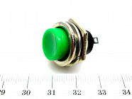 Кнопка PSW-26B (PBS-26B) замыкание, зеленая, OFF-(ON), Китай