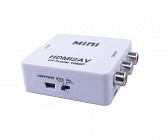 Переходник HDMI - RCA AV (HDMI2AV), (110027) видео конвертер, Китай