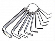 Набор шестигранных ключей BS423198, 8 шт, на кольце, Bosi Tools