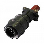 2PM18-7TJQB2  кабельная вилка, (аналог 2РМТ18КПН7Ш1В1В), POL-SUN