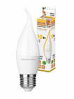 Лампа светодиодная E27 WFC37-10 Вт-230 В -4000 К–E27 (свеча на ветру) Народная, белый нейтральный свет/ E27/ SQ0340-1601, TDM