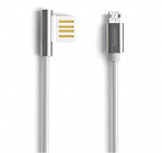 Дата-кабель Remax RC-054m Emperor USB2.0 - microUSB, 1м, серебристый, 2.1A/ TPE оплетка/ в металлическом пенале, Remax