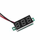 Измерительная панель вольтметр LED-3;    4,5-30В; красный,  [=3...30в  1%] Размер дисплея: 22 мм * 14 мм * 7 мм (116120), Китай