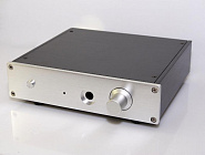 Корпус для аудио AL2205E silver,  220мм.*52мм.*191мм. / алюминиевый / серебристый, Китай