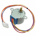 Шаговый двигатель 5В без контроллера (28BYJ-48 5V 4-Phase 5-Wire), (D43)(D3191), Китай