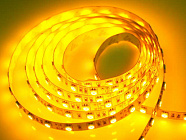 Светодиодная лента 5050-60Y-10MM-12V-14.4W,  60шт/метр, 12В, 14.4Вт/м, желтая, SXY