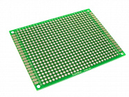 Макетная плата PCB  (60*80мм),  [шаг 2,54мм.]