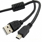 Шнур miniUSB-B M 5p USB-A M 1.8m F, Китай