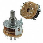 Переключатель галетный SR25-1-1-12 на провод, Китай