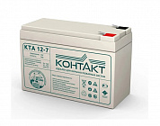 Аккумулятор  12В 7,0 Ач КОНТАКТ КТА 12-7 ( 7.0 Ah ), Технология :AGM , 94*65*151мм, Саморазряд (при 25 °С): не более 3 % в месяц. , Россия
