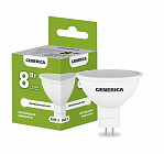 Лампа светодиодная GU5.3  MR16 софит 10Вт 230В 3000К , теплый белый / GU5.3/ LL-MR16-10-230-30-GU5-G, GENERICA