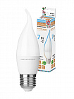 Лампа светодиодная E27 WFC37-7 Вт-230 В -6500 К–E27 (свеча на ветру) Народная, белый холодный свет/ E27/ SQ0340-1548, TDM