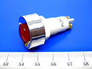 Светодиод в корпусе L-836R, 24В, красный, 13mm, Китай