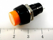Кнопка PSW-4016A ФЧО с фиксацией, оранжевая,  , Jie