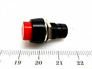 Кнопка PSW-4016B БФЧК без фиксации, красная,  , Jie