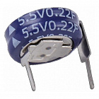 Ионистор 5.5V 0.33F (SE-5R5-D334VYH3E) горизонтальный, KAMCAP