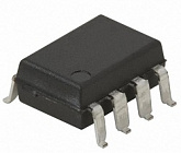 HCPL-3180-500E, SMDIP-8, драйвер IGBT, 5мА ,-40…+85, 3750Vrms, Avago (Broadcom)