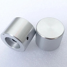Ручка M30*25 серебро, алюминий, Китай