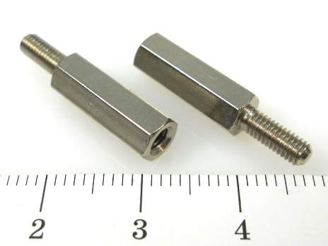 Стойка DA5M3*15, 5*15мм,  никель, винт/отв М3, Vogt