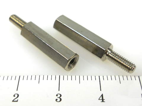 Стойка DA5M3*18, 5*18мм,  никель, винт/отв М3, Vogt