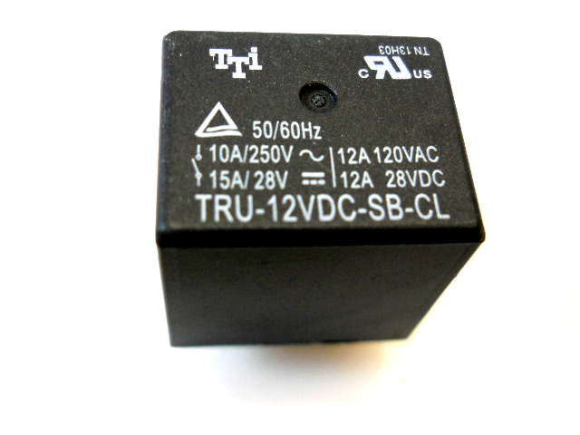 РЕЛЕ TRU-12VDC-SB-CL-R, [=12В][1гр.на перекл.][10А.~250В], TTi