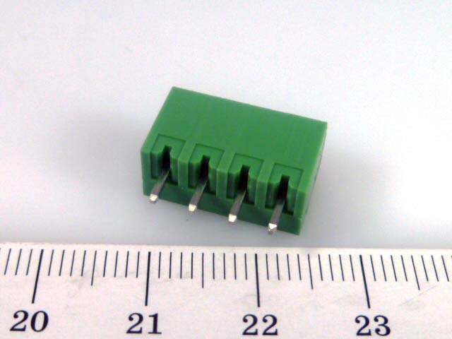 Зажим 15EDGVC-3.81-04P-14-00AH, Разъемный клеммный блок на плату, 4 конт., Degson