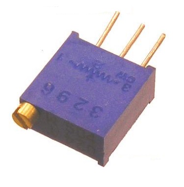 3296W-105 1M, (СП5-2ВБ),многооборотный, выводной, 9.5х4.8х10.0 мм, Китай