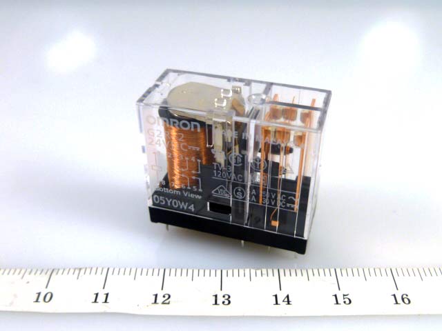 РЕЛЕ G2R224DC, [=24В.] [2гр.на перекл.] [5А.~250В.], OMRON