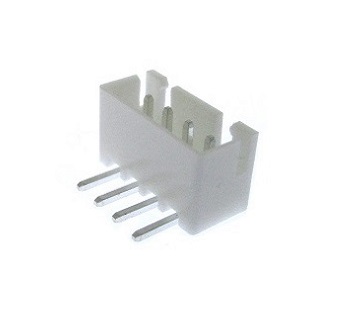 XH 04MR(CWF-4R)(DS1069-4MRW6SA) вилка на плату угловая, шаг 2.5mm, CONNFLY