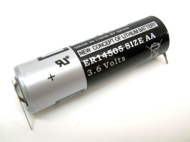 Батарейка LiBAT AA ER14505-VY 3.6V, 3,6В. / 2400мАч. / apos;AAapos; / с вывод. / 50,5мм.
